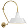 Academy Barn Light LED Barn Light in Hand-Rubbed Antique Brass (268|TOB 2804HAB/S2-WHT)
