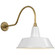 Academy Barn Light LED Barn Light in Hand-Rubbed Antique Brass (268|TOB 2802HAB/S2-WHT)