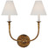 Piaf LED Wall Sconce in Hand-Rubbed Antique Brass (268|TOB 2451HAB-L)
