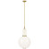 Meir LED Pendant in Soft Brass (268|MF 5256SB-WG)