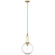 Meir LED Pendant in Soft Brass (268|MF 5225SB-CG)