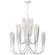 Acadia LED Chandelier in Plaster White (268|JN 5073PW)