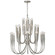 Acadia LED Chandelier in Burnished Silver Leaf (268|JN 5073BSL)