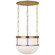 Martil LED Lantern in Antique-Burnished Brass with White Glass (268|CHC 5125AB-WG)