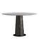 Faun Entry Table in White/Blackened Bronze (314|GDFDI01)