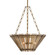 Decora Three Light Chandelier in Smoke/Antique Brass (314|DSI16)