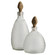 Ophis Decanters, Set of 2 in Antique Brass/Frosted (314|ARI28)