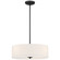 Mid Town LED Pendant or Semi-Flush in Matte Black (18|64065LEDDLP-MBL/WH)