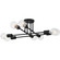 Nova Eight Light Semi Flush Mount in Matte Black (18|63044-MBL)