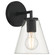 Katie One Light Wall Sconce in Matte Black (18|62631-MBL/CLR)