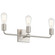 Virgin Three Light Vanity in Brushed Steel (18|62443-BS)