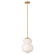 Nadia LED Pendant in Lacquered Brass (531|84257LCB)