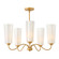Honey LED Chandelier in Distressed Brass (531|83715DA)