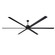 Pendry Max 120'' Ceiling Fan in Black (26|FPD6763BL)