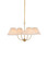 Cedric Four Light Chandelier in Brass (142|9000-1482)