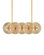Whirlwind Ten Light Chandelier in Pale Yellow / Brass (142|9000-1458)