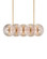 Whirlwind Ten Light Chandelier in Pale Pink / Brass (142|9000-1457)