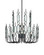 Ettore 12 Light Chandelier in Clear / Blacksmith (142|9000-1446)
