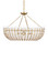 Magnum Opus Six Light Chandelier in White / Brass (142|9000-1439)