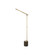 Hanford LED Floor Lamp in Polished Antique Brass / Brown (142|8000-0185)