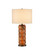 Crantock One Light Table Lamp in Marbelized Orange (142|6000-1087)