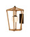 Denison One Light Wall Sconce in Natural / Midnight / Frosted White (142|5500-0063)