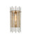Electra One Light Wall Sconce in Clear / Antique Brass (142|5000-0312)