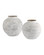 Tussock Vase Set of 2 in White (142|1200-1158)