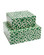 Ovoid Box Set of 2 in Green / White (142|1200-1133)