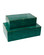 Orin Box Set of 2 in Green / Brushed Brass (142|1200-1122)