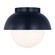 Hyde One Light Flush Mount in Satin Brass (454|DJF1011SB)
