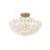 Killian Three Light Semi Flush Mount in Luxe Gold (60|KLN-5200-LG)