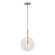 Ainslie LED Pendant in Warm Brass (51|7-9307-1-322)