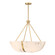 Chalfont Four Light Pendant in Warm Brass (51|7-1451-4-322)