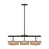 Hubbard LED Chandelier in Mediterranean Bronze (51|1-1251-3-15)