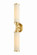 Zinnia Two Light Wall Sconce in Aged Brass (428|H1184102-AGB)