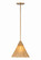 Gabrielle One Light Pendant in Aged Brass (428|H1096701S-AGB)