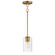 Livingston One Light Pendant in Natural Aged Brass (16|90461CDNAB)