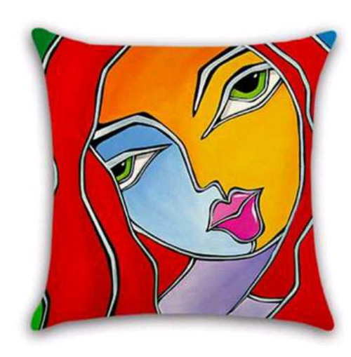 Pillow cases abstract print 4