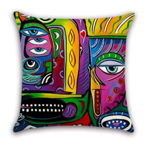 Pillow cases abstract print 2