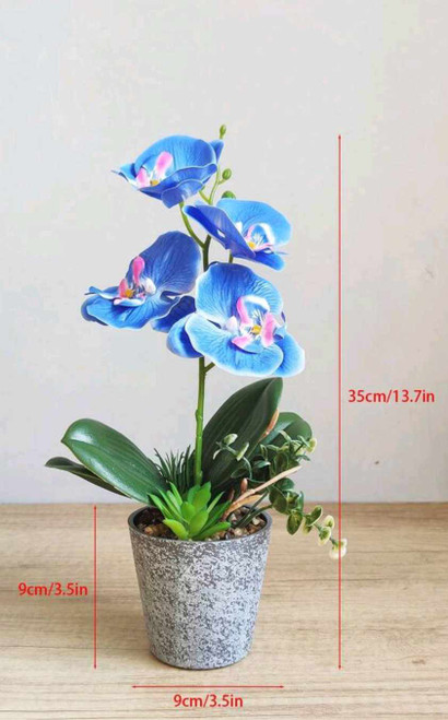 Artificial Flowers Orchid - Blue