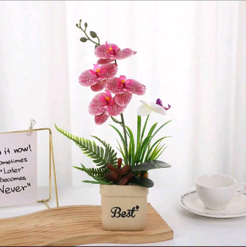 Artificial Flowers Orchid - Pink "Best"