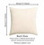 Pillow cases floral cream 2