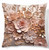 Pillow cases floral pattern cream