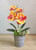 Artificial Flowers Orchid - Yellow Multicolor