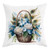 Pillow Cases Flowers In a Basket