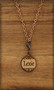 12 mm Name Charm on wood