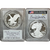 2021 W $1 American Silver Eagle Type 2 First Strike PR-70 PCGS, Emily Damstra Signature Obverse & Reverse
