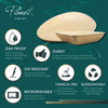 Planet Pantry Palm Leaf Plates are 100% composable, Microwave Safe and Sturdy. Suitable for charcuterie board for cheese