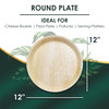 12" Round Plate